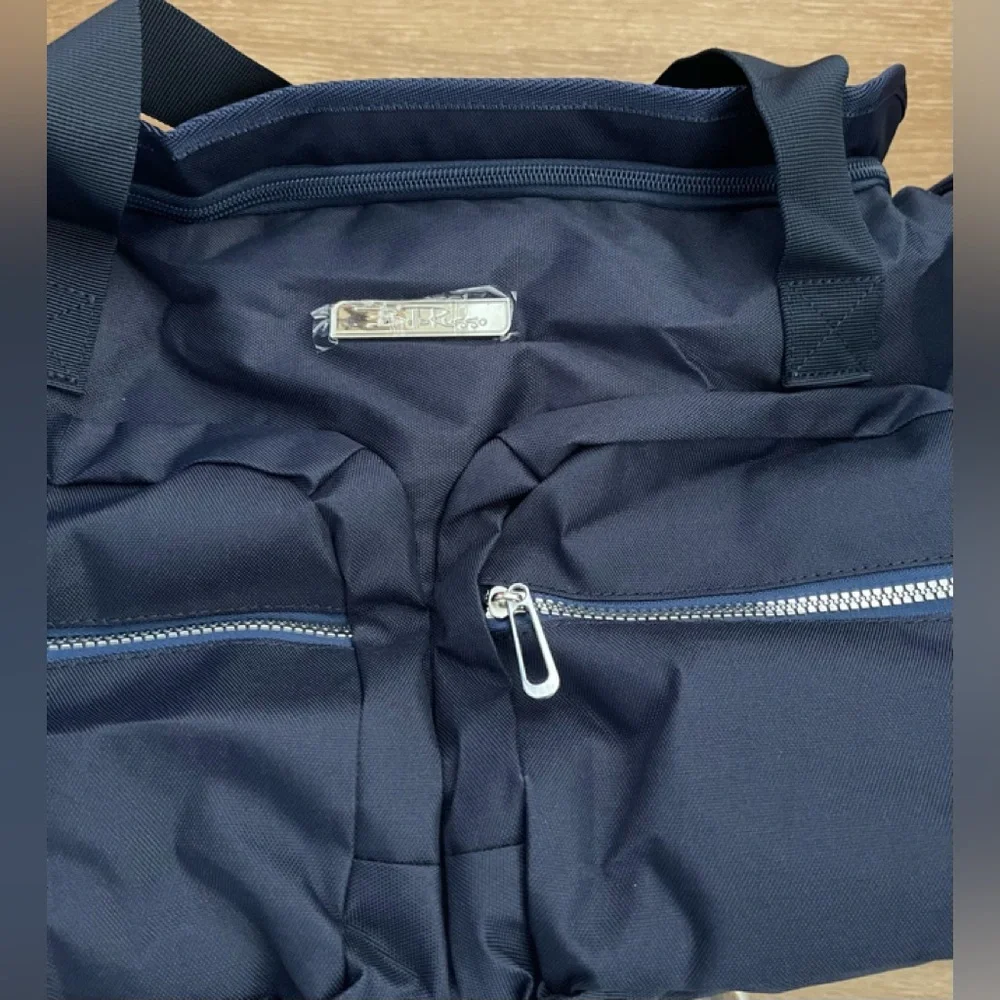 Bella Russo navy blue duffle bag